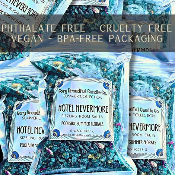 Hotel Nevermore Sizzling Room Salt Crystal Potpourri: Poolside Summer Florals - Picture 11 of 11